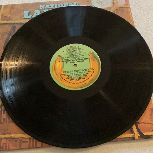 1974 National lampoons Vinyl record The missing White House tapes Nixon comedy - Picture 3 of 6